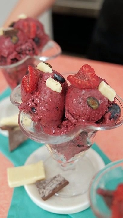 Helado de Frutos Rojos