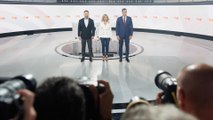El minuto de oro de Sánchez, Díaz y Abascal en el debate electoral a tres
