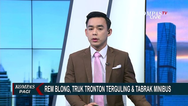 Truk Tronton Bermuatan Kayu Lapis Tabrak Minibus di Boyolali, Diduga Akibat Rem Blong!
