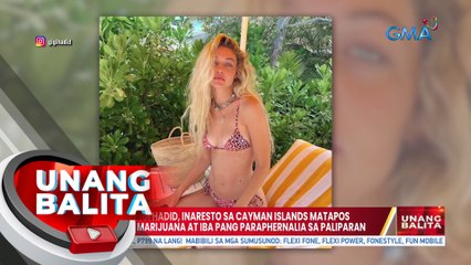 Supermodel Gigi Hadid, inaresto sa Cayman Islands matapos makunan ng marijuana at iba pang paraphernalia sa paliparan | UB