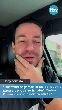 Carlos Durán a Edesur: Nosotros pagamos la luz del que no paga y del que se la roba