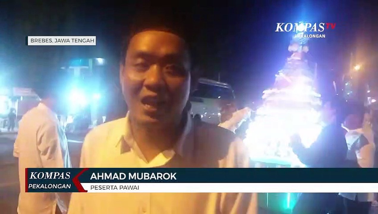 Ribuan Warga Brebes Rayakan Tahun Baru Islam 1445 Hijriyah dengan Pawai Taaruf