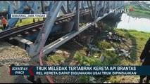 Jalur Rel Kereta Api Madukoro Sudah Bisa Dilewati Pasca Insiden Tabrakan KA Brantas dan Truk