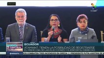 CNE organizó un conversatorio con la cancillería para aclarar dudas sobre los próximos comicios