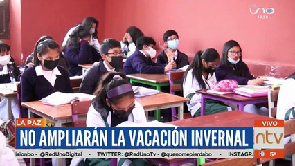 No ampliarán la vacación invernal