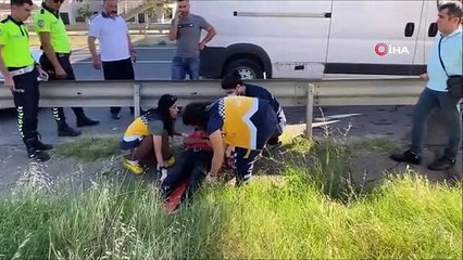 Ergene trafik kazası: İşçi servisi şoförü yaralandı