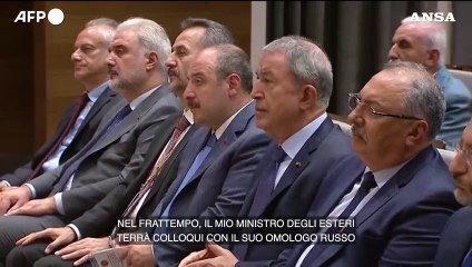 Ucraina, Erdogan: "Credo che Putin voglia portare avanti  l'accordo sul grano"
