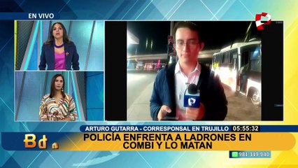 Download Video: Una docena de disparos: sicarios matan a policía y dos civiles dentro de una camioneta en Trujillo