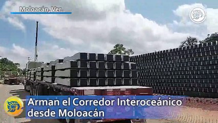 Arman el Corredor Interoceánico desde Moloacán; importante movimiento de infraestructura férrea