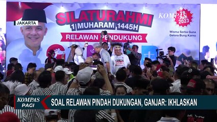 Ganjar Tidak Permasalahkan Relawan yang Pindah Dukungan dalam Pilpres 2024