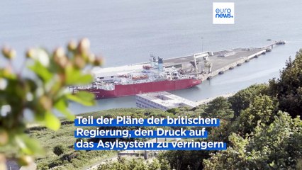 "Wie ein Gefängnis" - umstrittenes Wohnschiff Bibby Stockholm eingetroffen