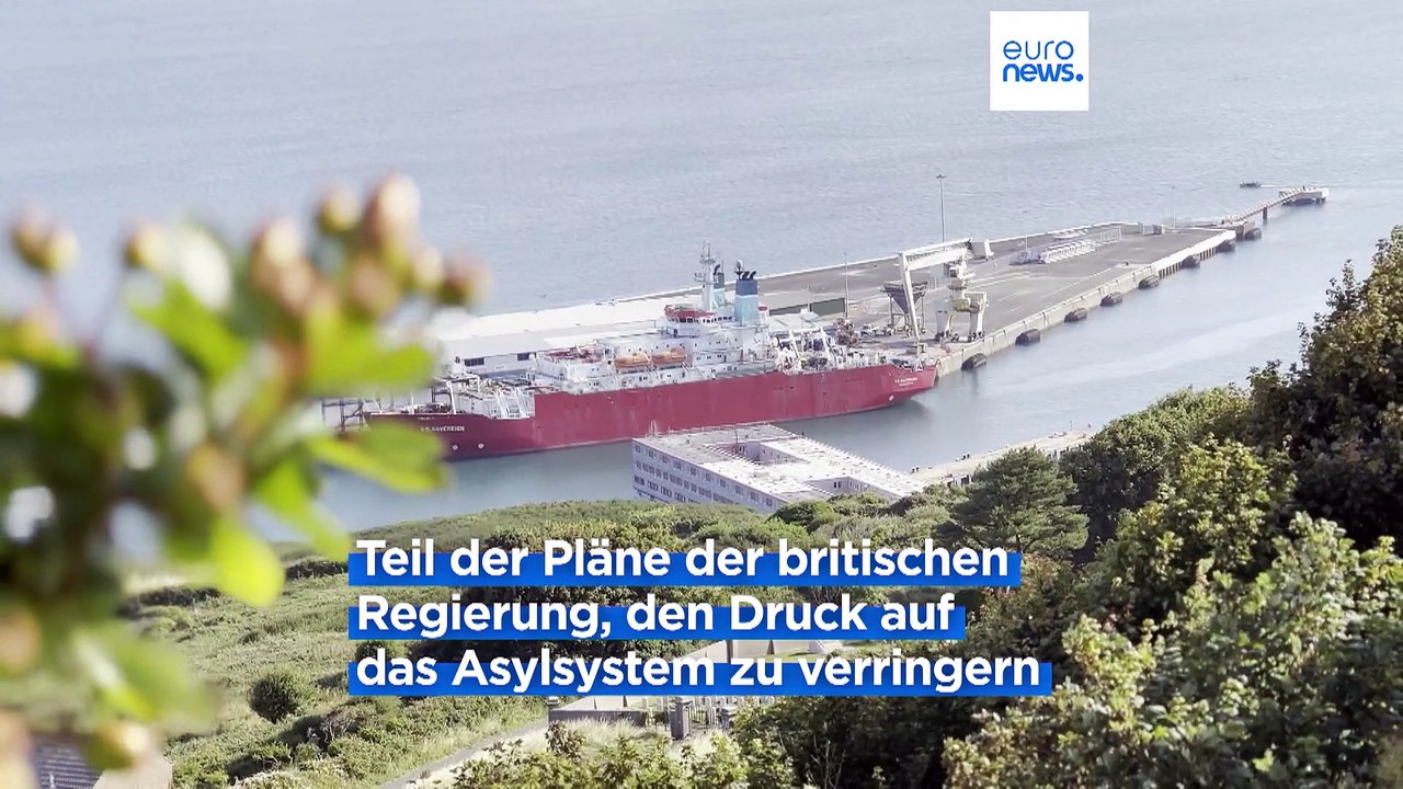 'Wie ein Gefängnis' - umstrittenes Wohnschiff Bibby Stockholm eingetroffen