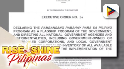 Pambansang Pabahay Para sa Pilipino Program, idineklara bilang flagship program ng gobyerno