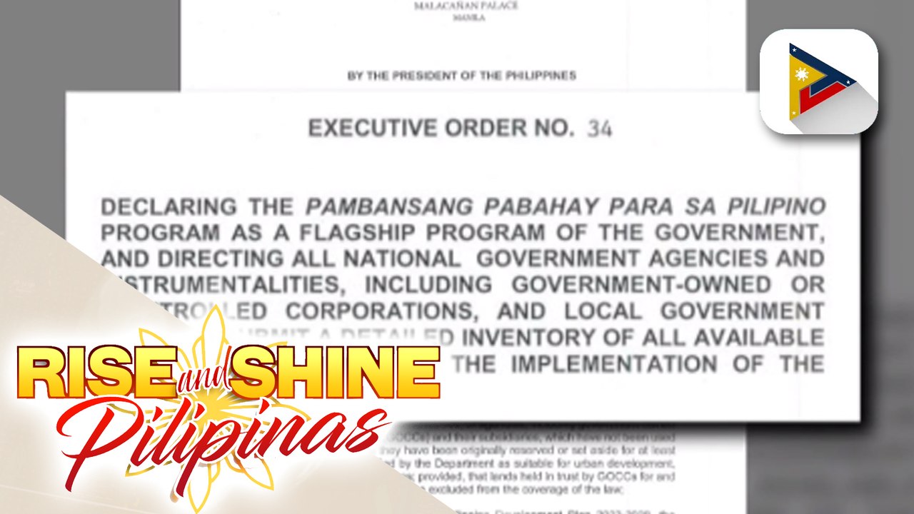 Pambansang Pabahay Para sa Pilipino Program, idineklara bilang flagship program ng gobyerno