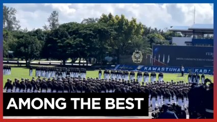 Marcos attends graduation rites of PH Merchant Marine Academy