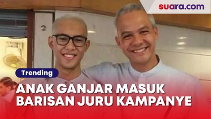 Rekam Jejak Alam Ganjar, Anak Ganjar Pranowo Turun Gunung Masuk Barisan Juru Kampanye