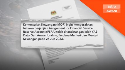 Hutang FELDA: Kementerian Kewangan sahkan perjanjian ditandatangi Anwar