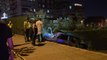 Bursa'da demir korkulukları parçalayan otomobil inşaat alanına düştü: 1 ölü