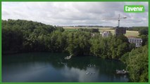 Dessus et dessous de la carrière de Barges à Tournai