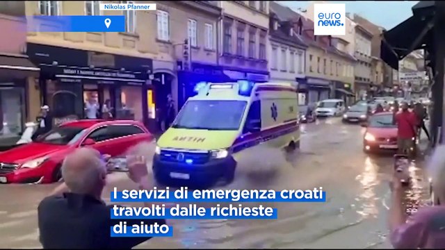 Tempesta nei Balcani: piogge torrenziali e forti venti colpiscono la regione