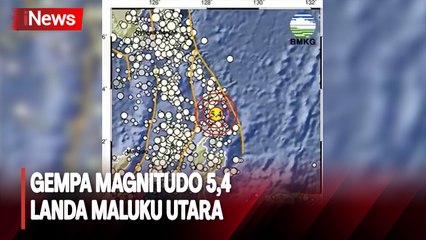 Maluku Utara Diguncang Gempa Magnitudo 5,4, Dipicu Aktivitas Lempeng Laut
