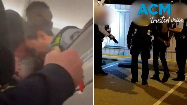 Tasered plane passenger pleads guilty after attempting to put AFP officer in headlock