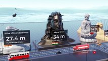 Tallest statue size comparison ► 3d animation