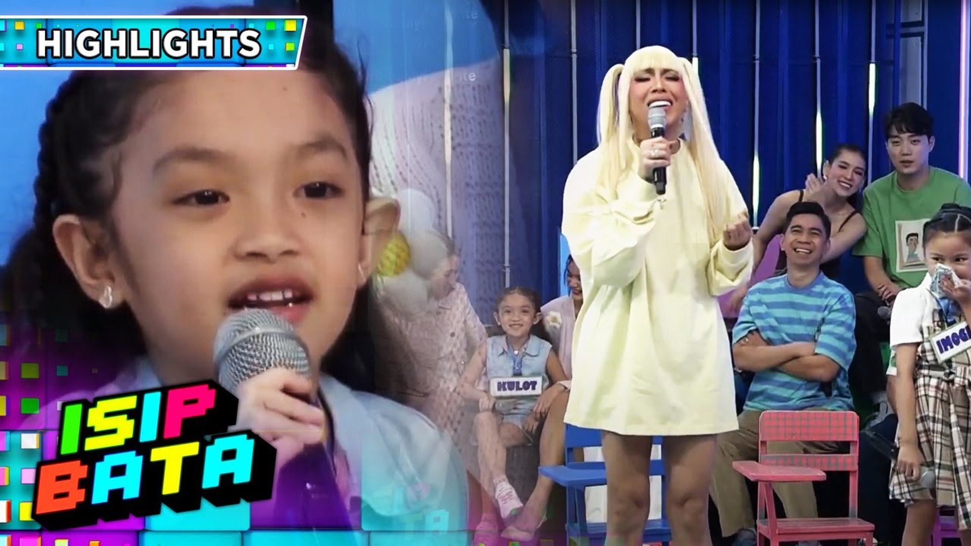 Vice Ganda is having a hard time answering Kulot's question | It's Showtime  Isip Bata - video Dailymotion