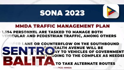 MMDA, nag-ikot sa paligid ng Batasang Pambansa para sa pinaigting na clearing operations bilang bahagi ng paghahanda para sa SONA