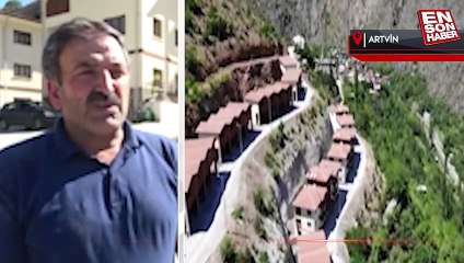 Yangın felaketinin yaşandığı Dereiçi köyü sakinleri yeni evlerine kavuştu