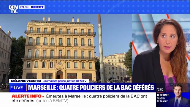 Marseille: quatre policiers de la Bac sont déférés pour violences en réunion sur un homme de 22 ans en marge des émeutes