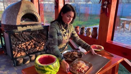 Думали такое невозможно- Рецепт Сочной Курочки Приготовленной в АРБУЗЕ