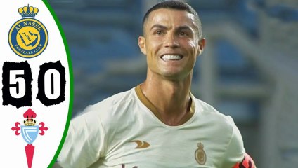 Al Nassr vs Celta Vigo 0-5 Highlights & Goals - Friendly 2023