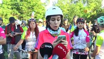 Otomobilin çarpması sonucu hayatını kaybeden bisikletli için Eskişehir'de eylem yapıldı