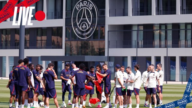 Replay : Entraînement du Paris Saint-Germain en live depuis le Campus PSG
