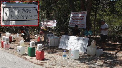 Bodrum'da orman yangınına karşı 'bidonlu' önlem