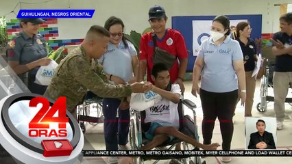 21 adult wheelchair at foodpacks, handog ng GMA Kapuso Foundation sa mga PWD | 24 Oras