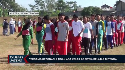Terdampak Zonasi dan  Tidak Ada Kelas, 86 Siswa Belajar di Tenda