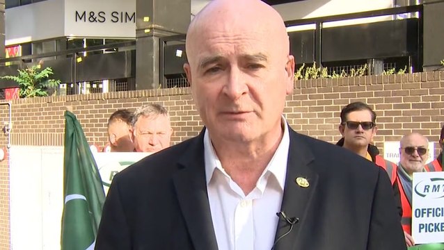 Train strikes: Mick Lynch says companies ‘brought strikes upon themselves’ as 20,000 workers stage walk-out