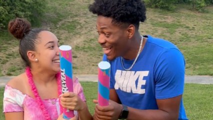 'Teach 'em Young' - How football-loving dads act during gender reveals