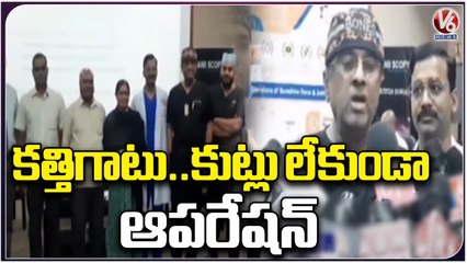 KIIMS Sunshine Hospital MD Gurava Reddy About Knifeless Surgery For Shoulder | V6 News