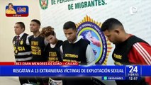 PNP rescata 13 personas extranjeras víctimas de explotación sexual