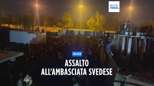 Baghdad: manifestanti incendiano l'ambasciata svedese
