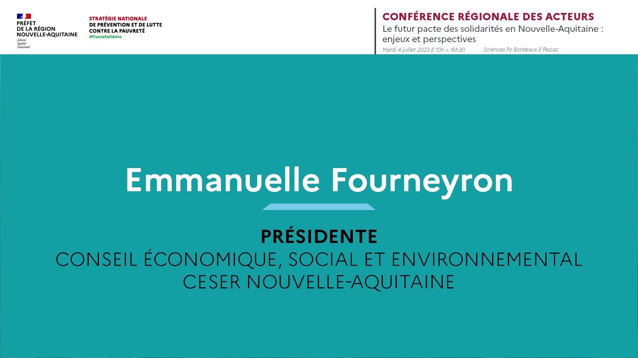 2. Emmanuelle Fourneyron présidente CESER Nouvelle-Aquitaine