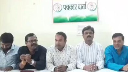 कटनी: कांग्रेस के द्वारा आयोजित हुई प्रेसवार्ता,भाजपा की गिनाई नाकमियां