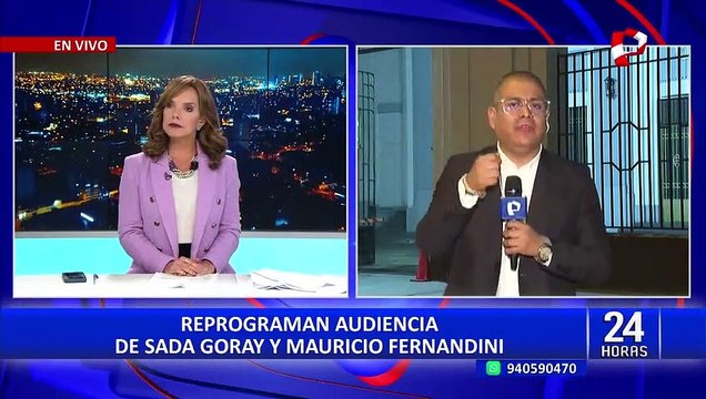 Audiencia de prisión preventiva para Sada Goray y Mauricio Fernandini será el 20 de julio
