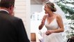 Choked-Up Dad Tells Daughter She Looks Like Big Paper Towel In Wedding Dress | Happily TV