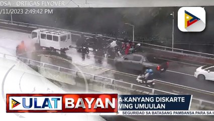 Ilang motorista, kani-kaniyang diskarte sa pagsilong tuwing umuulan