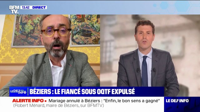 Mariage refusé à Béziers: Robert Ménard se dit content après l'expulsion du fiancé