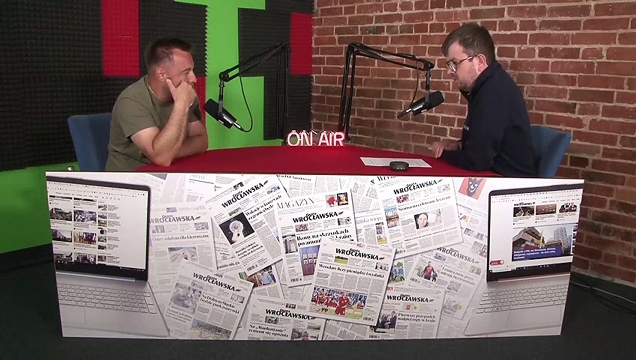 TRENER RYSZARD PIETRASZEWSKI STUDIO GAZETY WROCŁAWSKIEJ